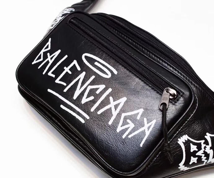 BALENCIAG巴黎世家 塗鴉胸包  BL1708